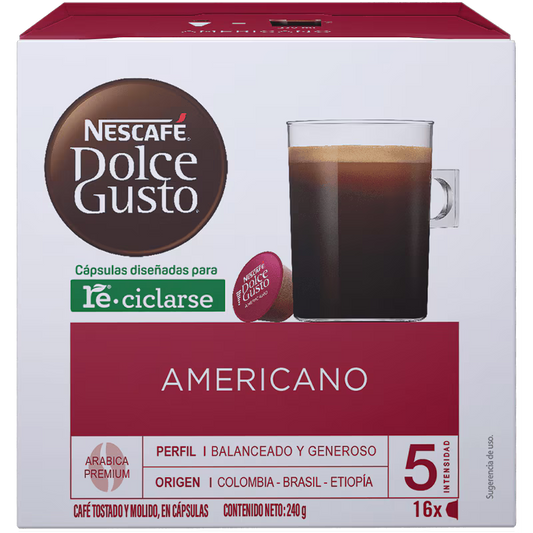Café Americano 16 Cápsulas